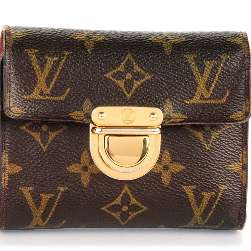 LOUIS VUITTON Monogram Koala Compact Wallet. This is a chic standard size.